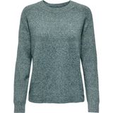Only - ONLRICA LIFE L/S Pullover - Sea Moss - Katoen - Regular Fit
