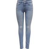 Jdy - Jdyblume Mid Waist Sk Dest. Lb Dnm Noos - Dames - Jeans