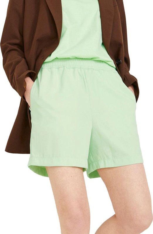 Shorts - Effen - Geweven - 96% Polyester, 4% Elastaan