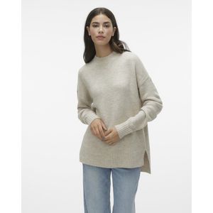 Vero Moda - Vmlefile Oversize Boxy Blou Ga Noos Tll - Dames - Gebreide Truien