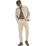 Selected Homme Heren Chino Broek SLHCOMFORT-BRODY LINEN comfort/relaxed Veelkleurig Volwassenen