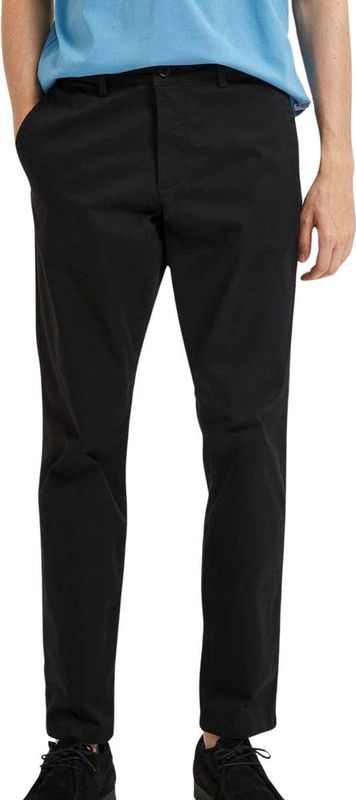 SELECTED Chino 'SLHMiles Flex'  zwart