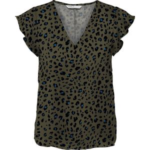 ONLY ONLZOEY  CAPSLEEVE V-NECK TOP CS PTM Dames Top  - Maat S