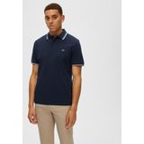 Selected - Heren Polo SS Dante Sport Polo - Blauw