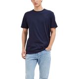 SELECTED HOMME - SLHASPEN SS O-NECK TEE NOOS - Shirt - Navy blazer - Korte Mouwen