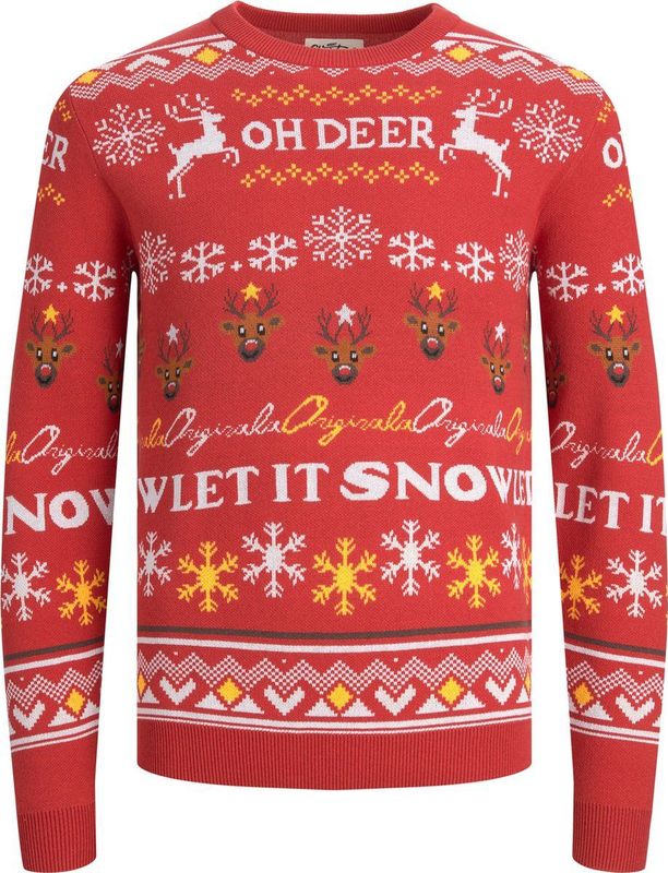 Jack&jones Jorhoho Knit Crew Neck Heren Trui