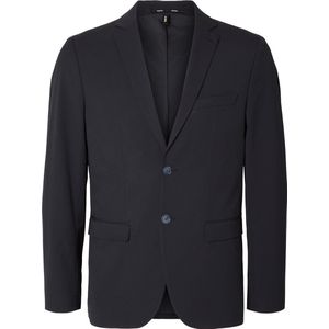 Blazer - Slim Fit - Zwart - Gerecycled Polyester - Dubbel Geventileerd