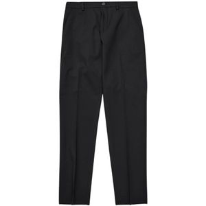 Selected Homme, Heren, Broeken, Zwart, Maat: 4XL Wol,