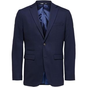Selected Neil Slim Fit Blazer Blauw 58 Man