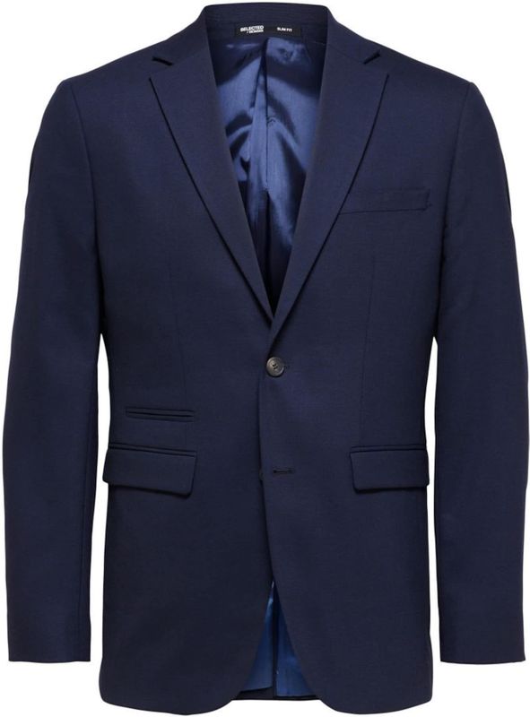 Selected Neil Slim Fit Blazer Blauw 58 Man