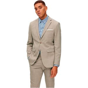 SELECTED HOMME Slhslim-oasis Linen Blz Noos Herenblazer, Beige