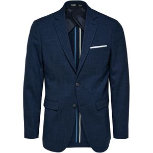 SELECTED HOMME Mannelijke blazer met één rij knopen, slimfit, navy, 58