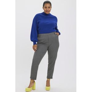 VERO MODA CURVE Vmmaya Mr Loose Solid Pant Curve Noos damesbroek, middelgrijs, 48 W/32 l, Middelgrijs mengsel.