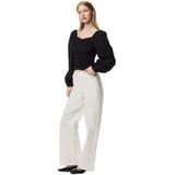 Pieces - Malysia - Blouse - Lange Mouwen - Vierkante Hals - Regular Fit