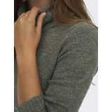 JDY - Gebreide Jurk - Zwart - Flat-Knit Stoffen - Regular Fit