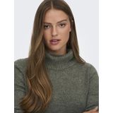JDY - Gebreide Jurk - Zwart - Flat-Knit Stoffen - Regular Fit