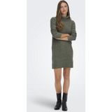 JDY - Gebreide Jurk - Zwart - Flat-Knit Stoffen - Regular Fit