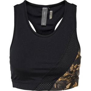 Only play enid aop sports bra in de kleur zwart.