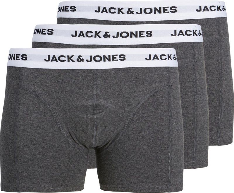 JACK&JONES PLUS - JACBASIC WHITE WB TRUNKS 3 PACK - Heren Onderbroek
