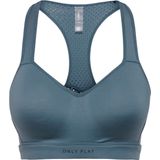 Only Play - Sportbeha - Effen Kleur - Dames - V-hals - Zwemmer Terug