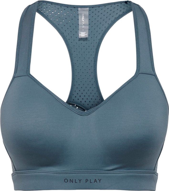 Only Play - Sportbeha - Effen Kleur - Dames - V-hals - Zwemmer Terug
