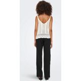 ONLY - Lyzet - Gebreide Top - Wit - Spaghettibandjes