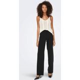 ONLY - Lyzet - Gebreide Top - Wit - Spaghettibandjes