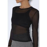 Noisy may Nmjudith Mesh Top Bg Noos Dames t Shirts