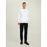Jack & Jones - Hoodie - Wit - 70% Katoen 30% Gerecycled Polyester