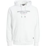 Jack & Jones - Hoodie - Wit - 70% Katoen 30% Gerecycled Polyester