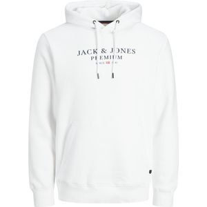 Jack & Jones - Hoodie - Wit - 70% Katoen 30% Gerecycled Polyester
