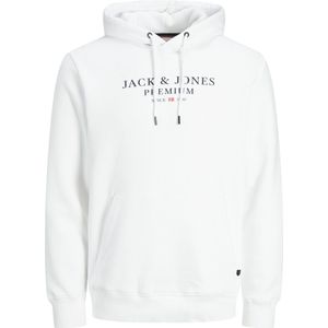 JACK & JONES - Hoodie - Wit - 70% Katoen, 30% Gerecycled Polyester
