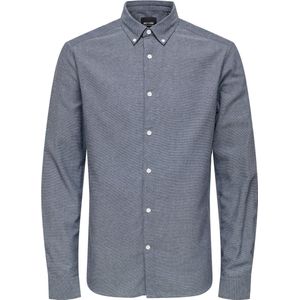 Only & Sons - Overhemd - Blauw - Katoen - Slim Fit