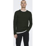 Only & Sons - Gebreide Trui - Gestreept - Ronde Hals - Lange Mouwen