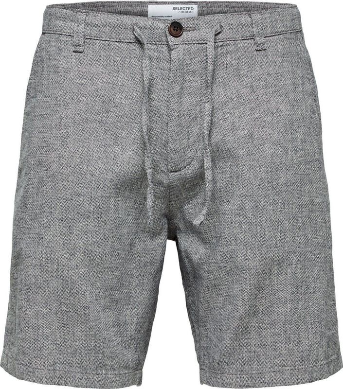 Comfort Fit - Herenshorts - Groen - Biologisch Katoen - Verstelbaar Koord