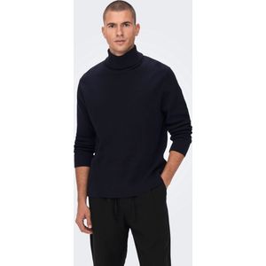 ONLY & SONS ONSPHIL REG 12 STRUC ROLL NECK KNIT NOOS Heren Trui - Maat L