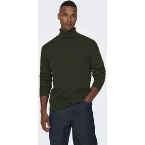 Only & Sons Onsphil Reg 12 Struc Roll Neck Knit Noos Heren Trui