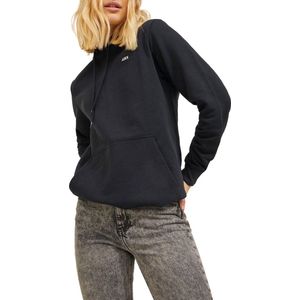 JACK & JONES Jxabbie Rlx Ls Every Hood Sweatshirt - Zwart met Wit Logo