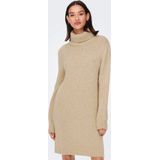 JDY - Dinea - Gebreide Jurk - Beige - Lange Mouw - Normale Pasvorm