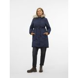 MAMALICIOUS Jas MLJESSI van Gerecycled Polyester Donkerblauw