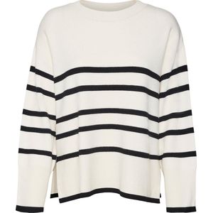 Vero Moda Vmsaba Ls o-Neck Stripe Pullover Ga Noos Dames Trui