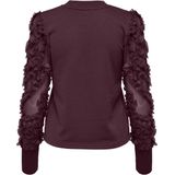 Jacqueline de Yong - Jdyfairview Sweat Jrs Noos - Wijnrode Trui - Dames
