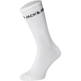 Jack & Jones - 5-Pack Kinder Tennissokken - Wit - Gebreid - Rib