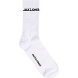 Jack & Jones - 5-Pack Kinder Tennissokken - Wit - Gebreid - Rib