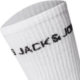 Jack & Jones - 5-Pack Kinder Tennissokken - Wit - Gebreid - Rib