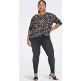 ONLY CARMAKOMA - Top - Zwart - Jersey - O-hals - 3/4 Mouwen