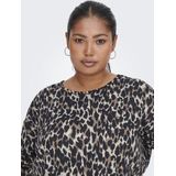 ONLY CARMAKOMA - Top - Zwart - Jersey - O-hals - 3/4 Mouwen