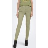 ONLY Chino voor dames, hoge taille, Sage Green, S / 31L