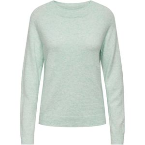 ONLY Onlrica Life L/S Knt Noos Sweater voor dames, Groen/detail: gemengd, L