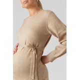 Mamalicious - Newanne - Maternity Jurk - Lang Mouw - Melange